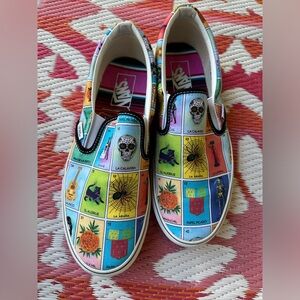 Loteria Special Edition Vans, women’s size 10